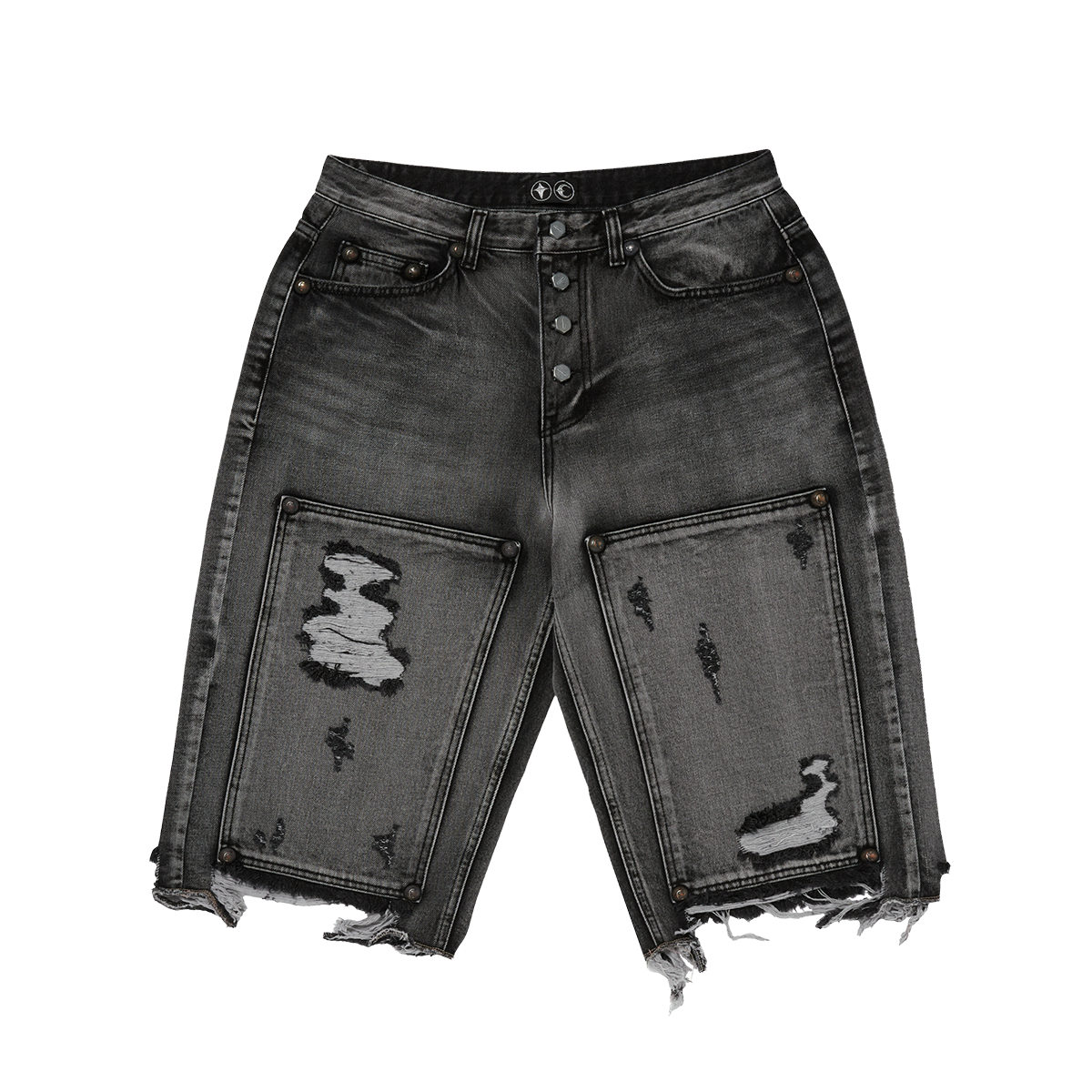 Double knee Damage Shorts