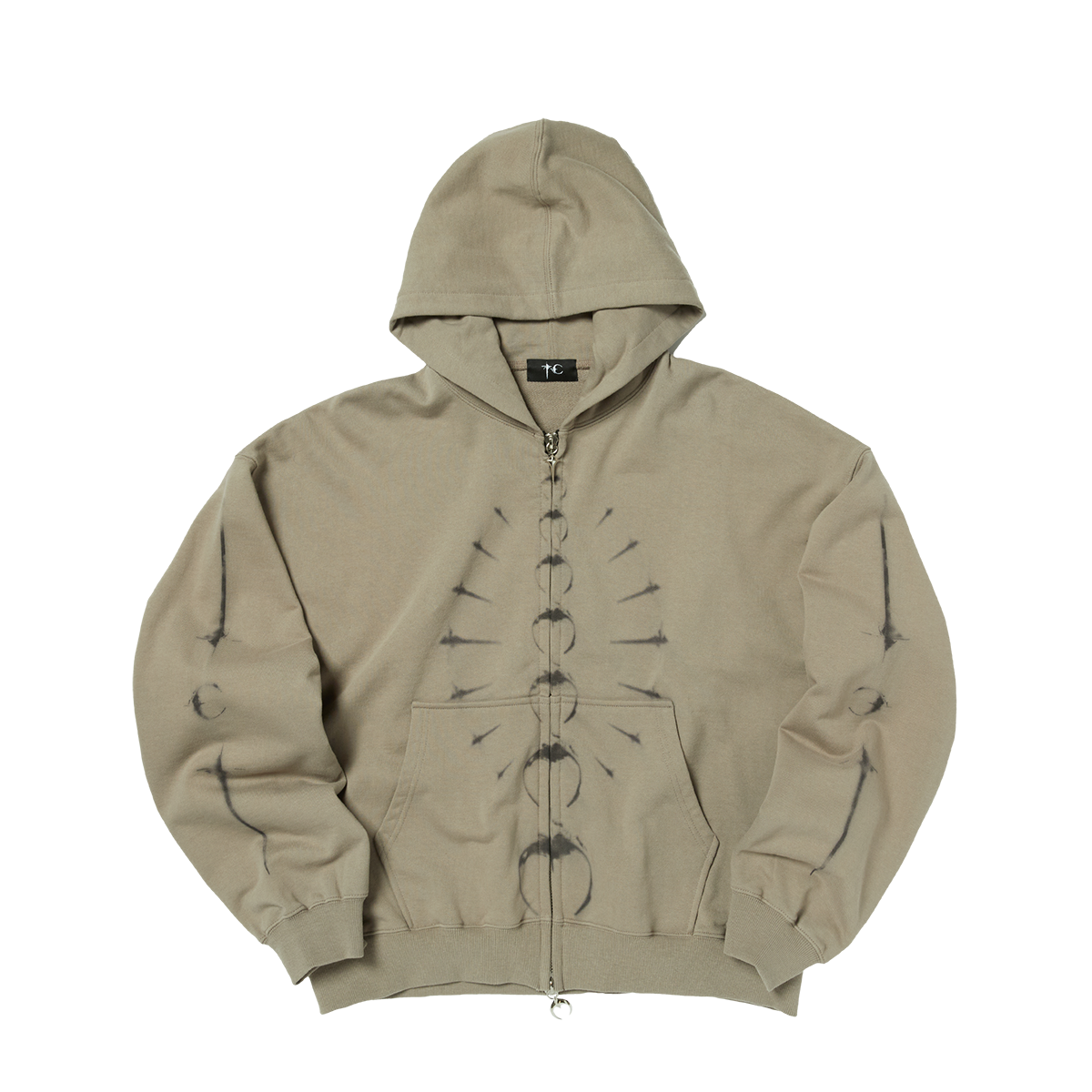 TC RIBCAGE ZIP-UP HOODIE – thug club