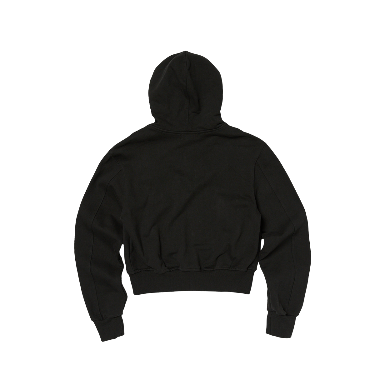 TC STUDDED LINE CROPPED ZIP-UP HOODIE