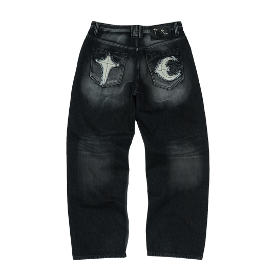 TC Leather Back Pocket Pants