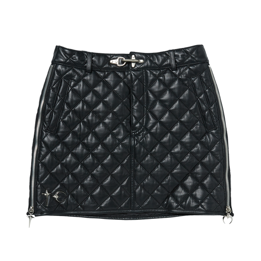 Angels Quilted Short Skirt