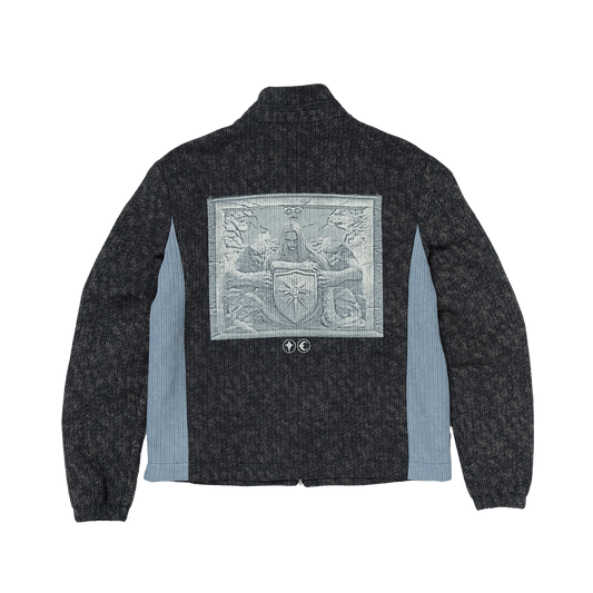 Devil Peace Patch Knit Jacket