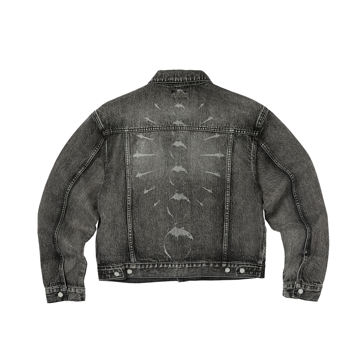 TC SPINE LASER DENIM JACKET