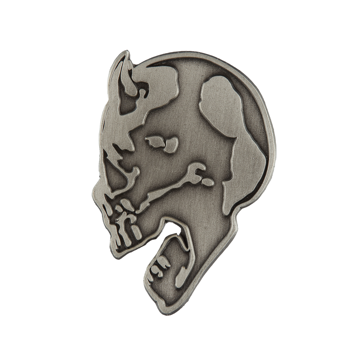 TC RIDING SKULL BROOCH