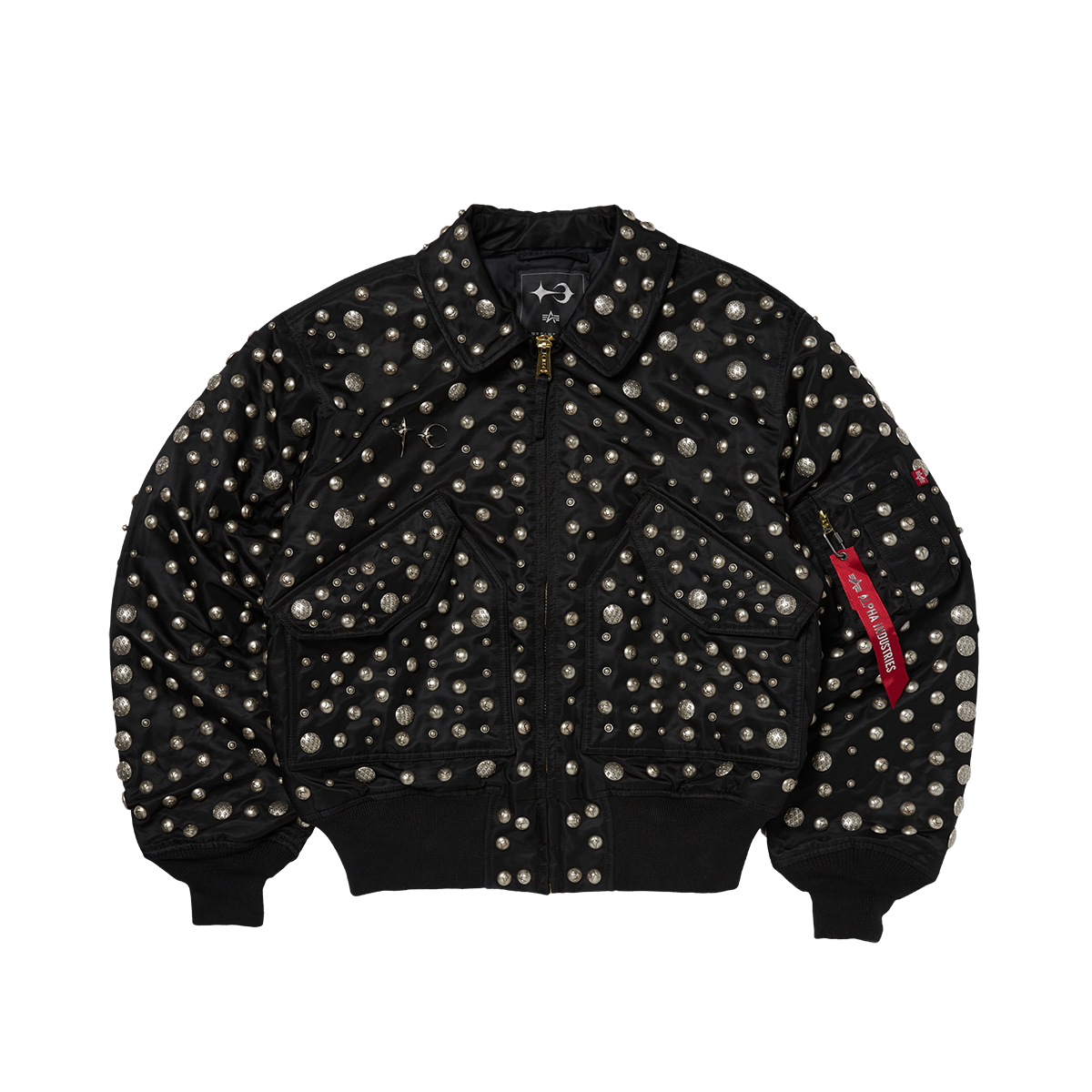 THUG CLUB X ALPHA CWU 45/P ALL OVER RIVET JACKET – thug club