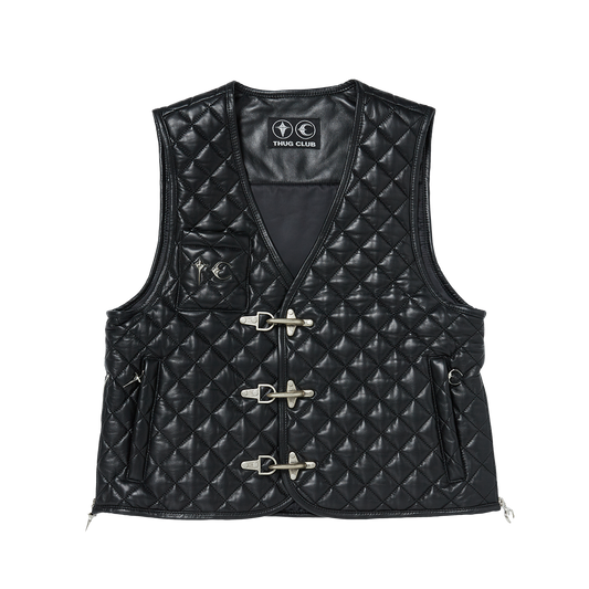 TC Bone Leather Quilted Vest