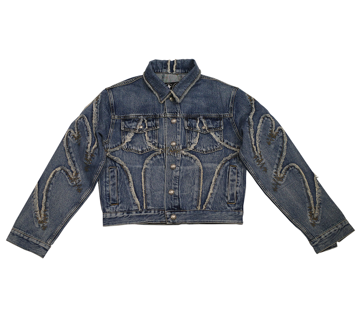 Denim Tribal Jacket – thug club Denim Tribal Jacket – thug club