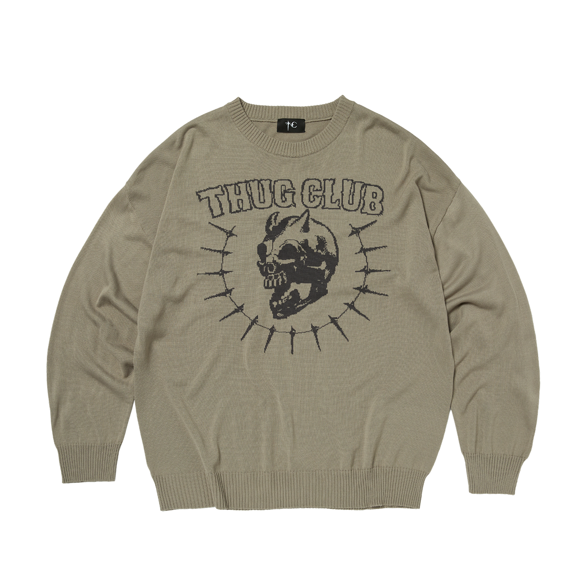 TC RIDING SKULL KNIT SWEATER – thug club