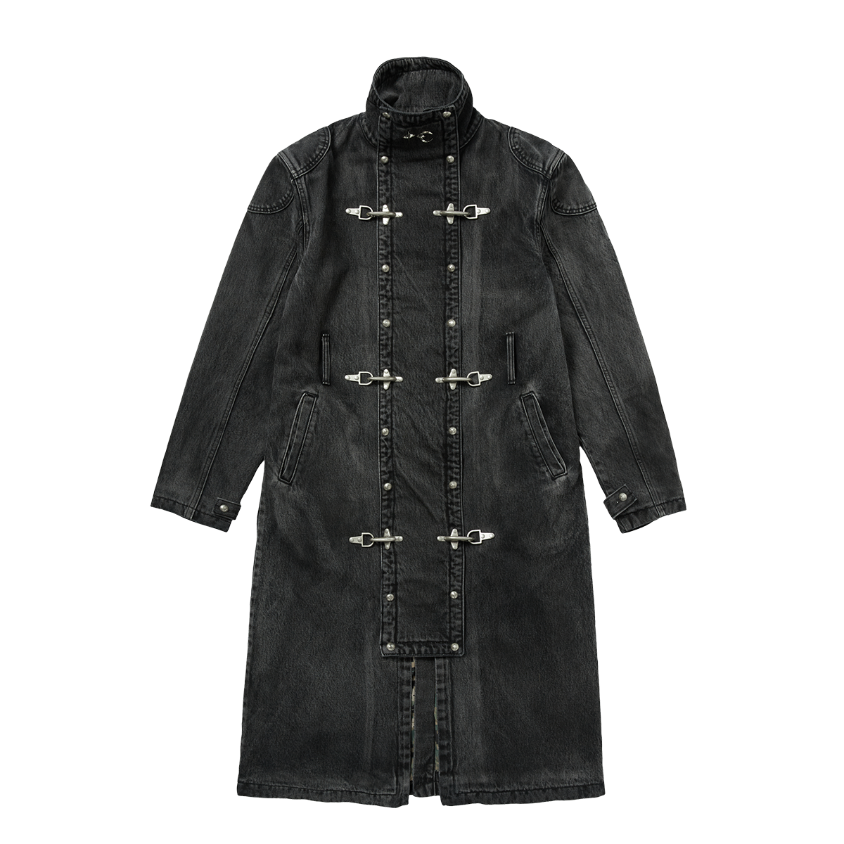 Bio Soldier Denim Trench Coat