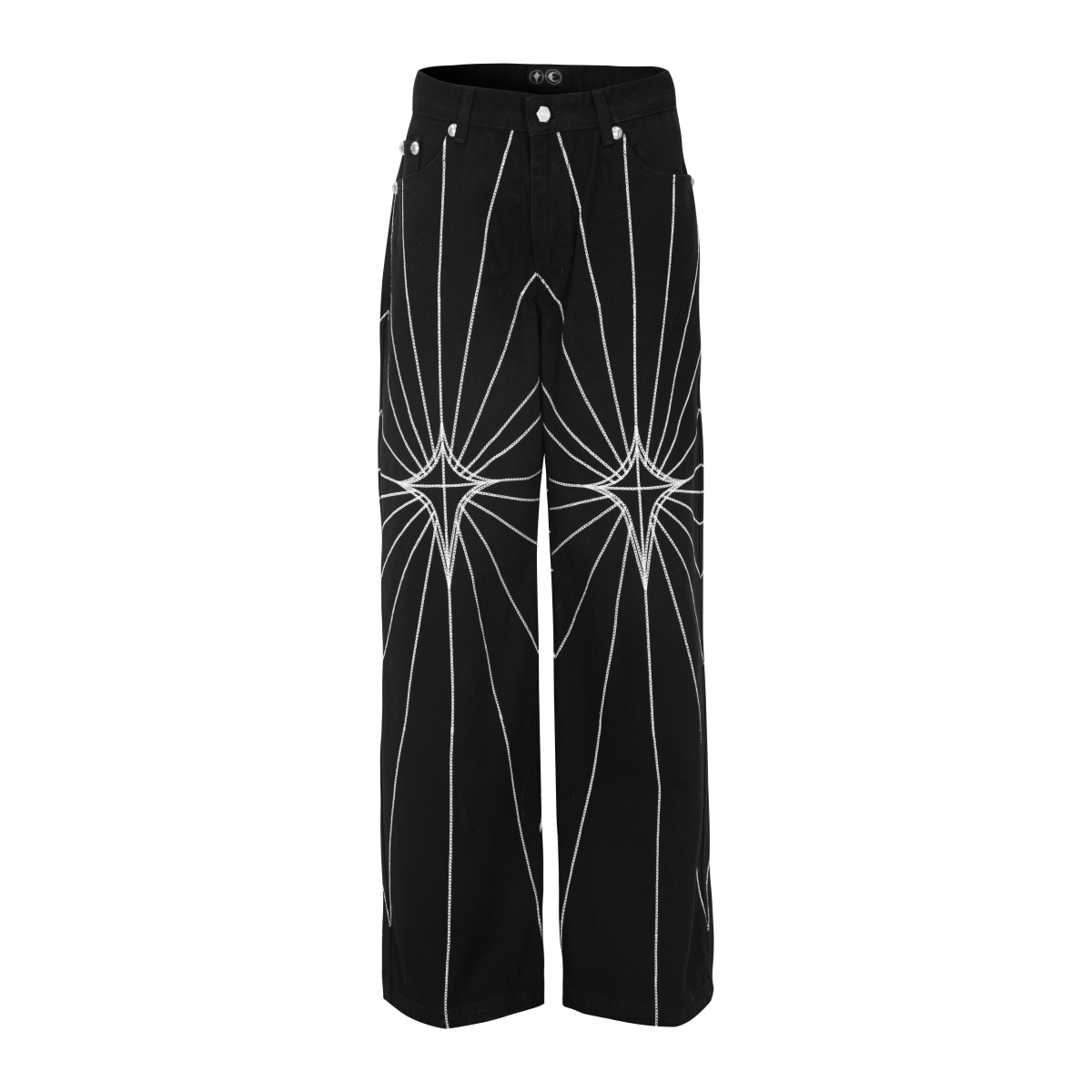 Chain Stitch Denim Pants – thug club Chain Stitch Denim Pants – thug club