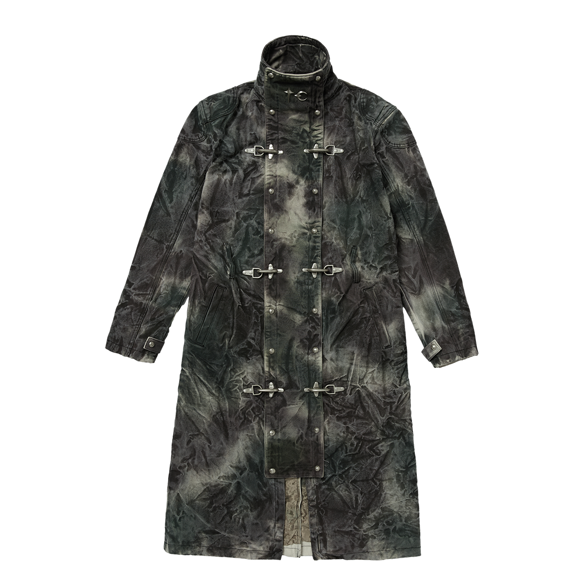 Bio Soldier Denim Trench Coat – thug club Bio Soldier Denim Trench Coat – thug club