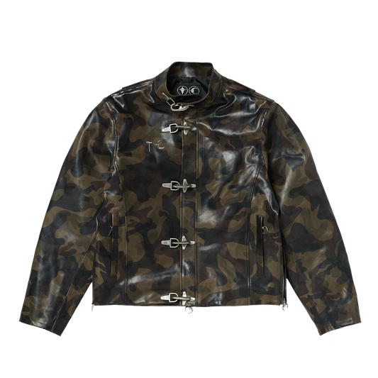 Camo Leather Jacket