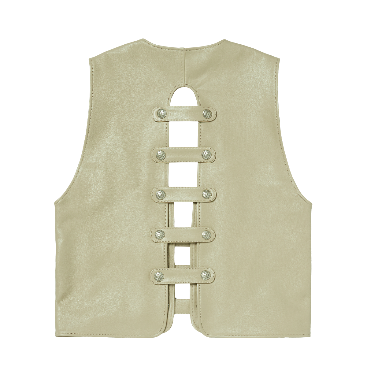 Goat Skin Leather Vest