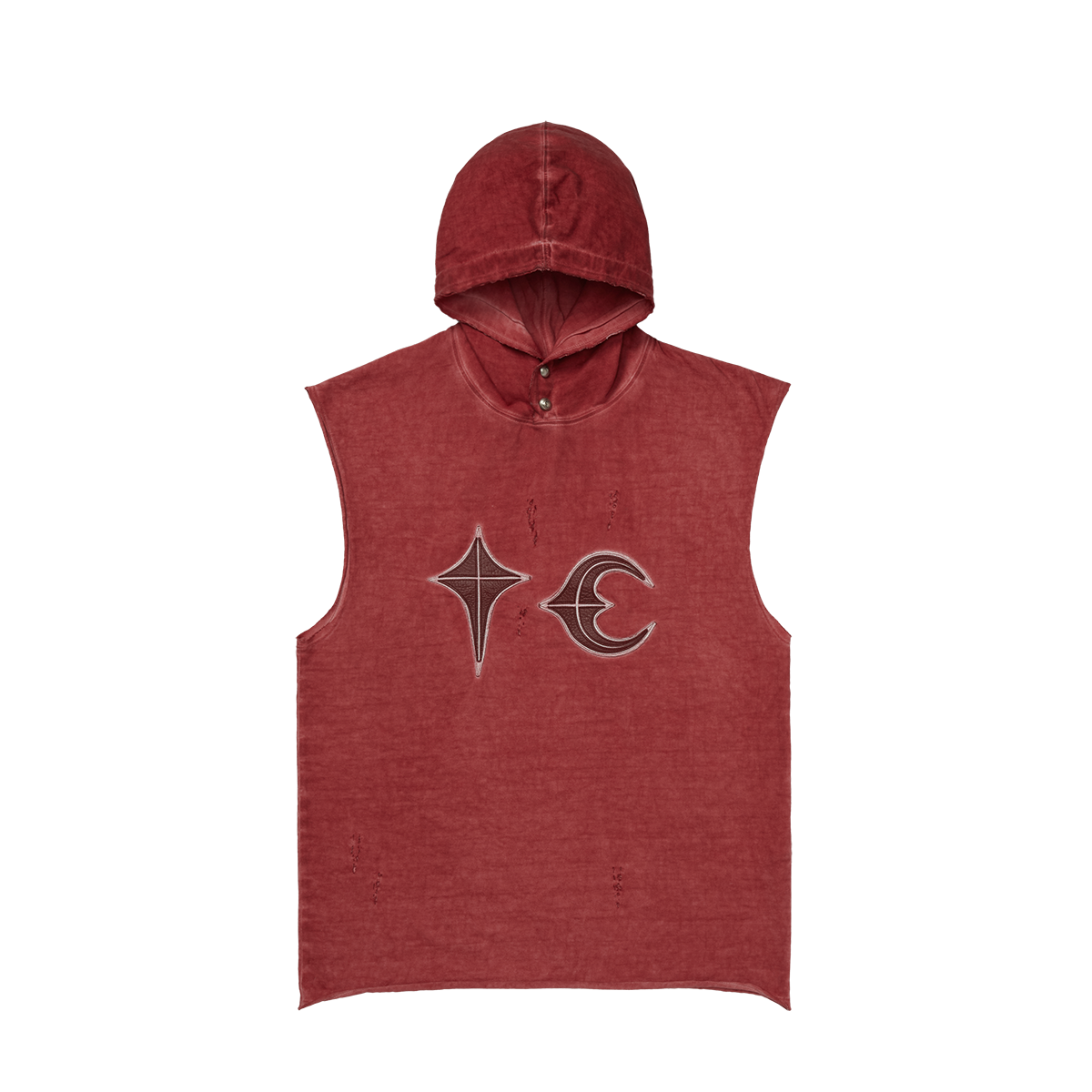 Rock Hooded Vest – thug club Rock Hooded Vest – thug club