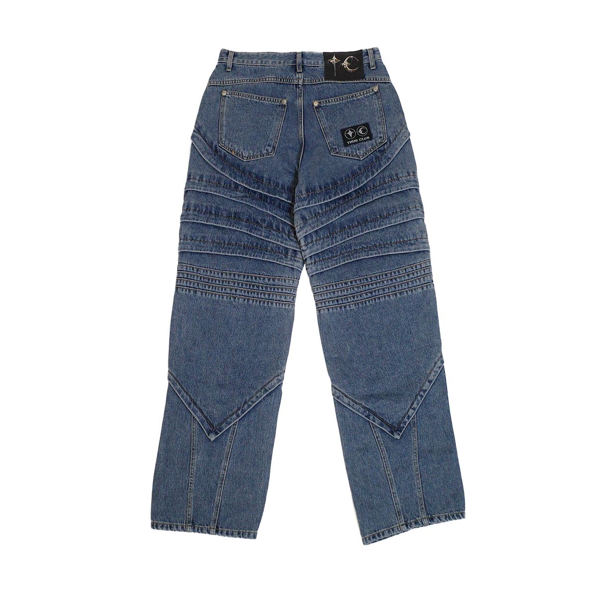 Full Stud Knight Denim Pants