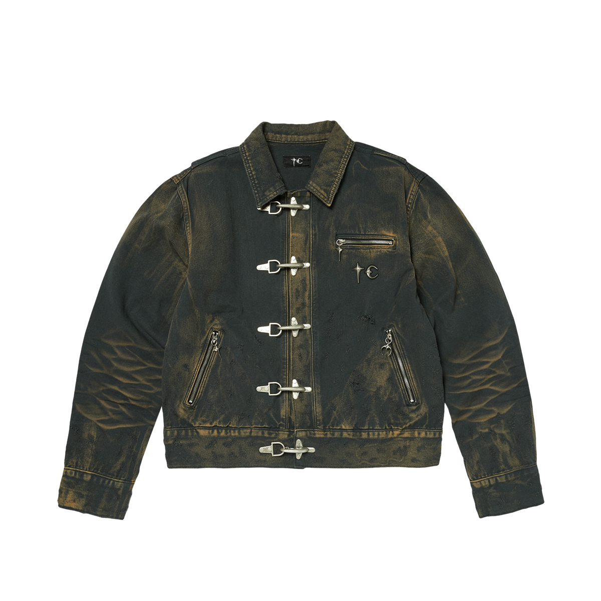 TC TWO TONE WASHED JACKET