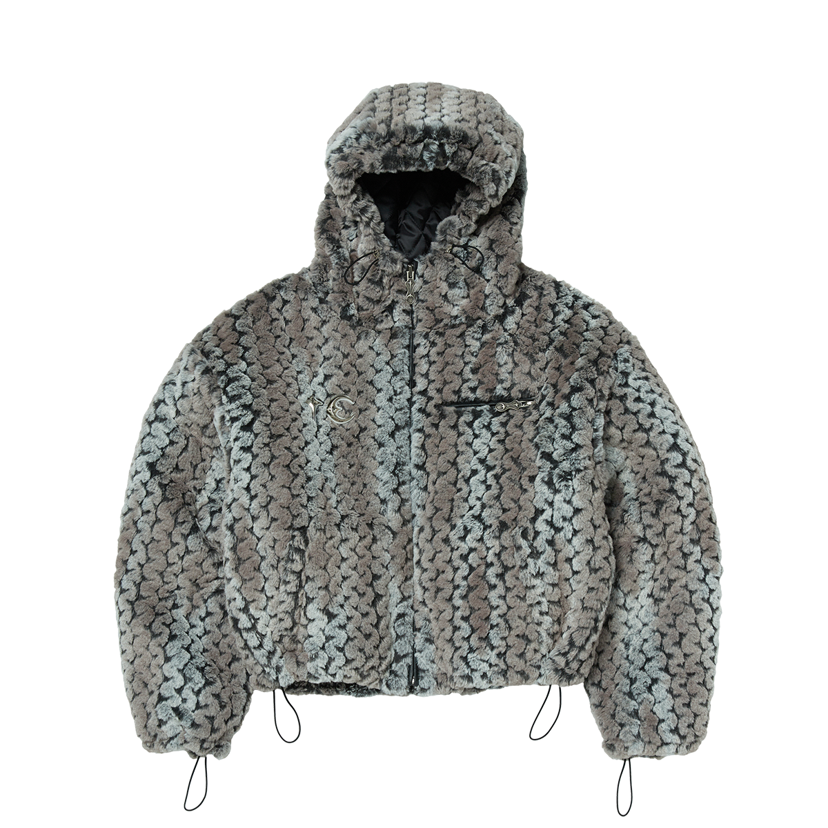 TC Wavy Leopard Fur Jacket