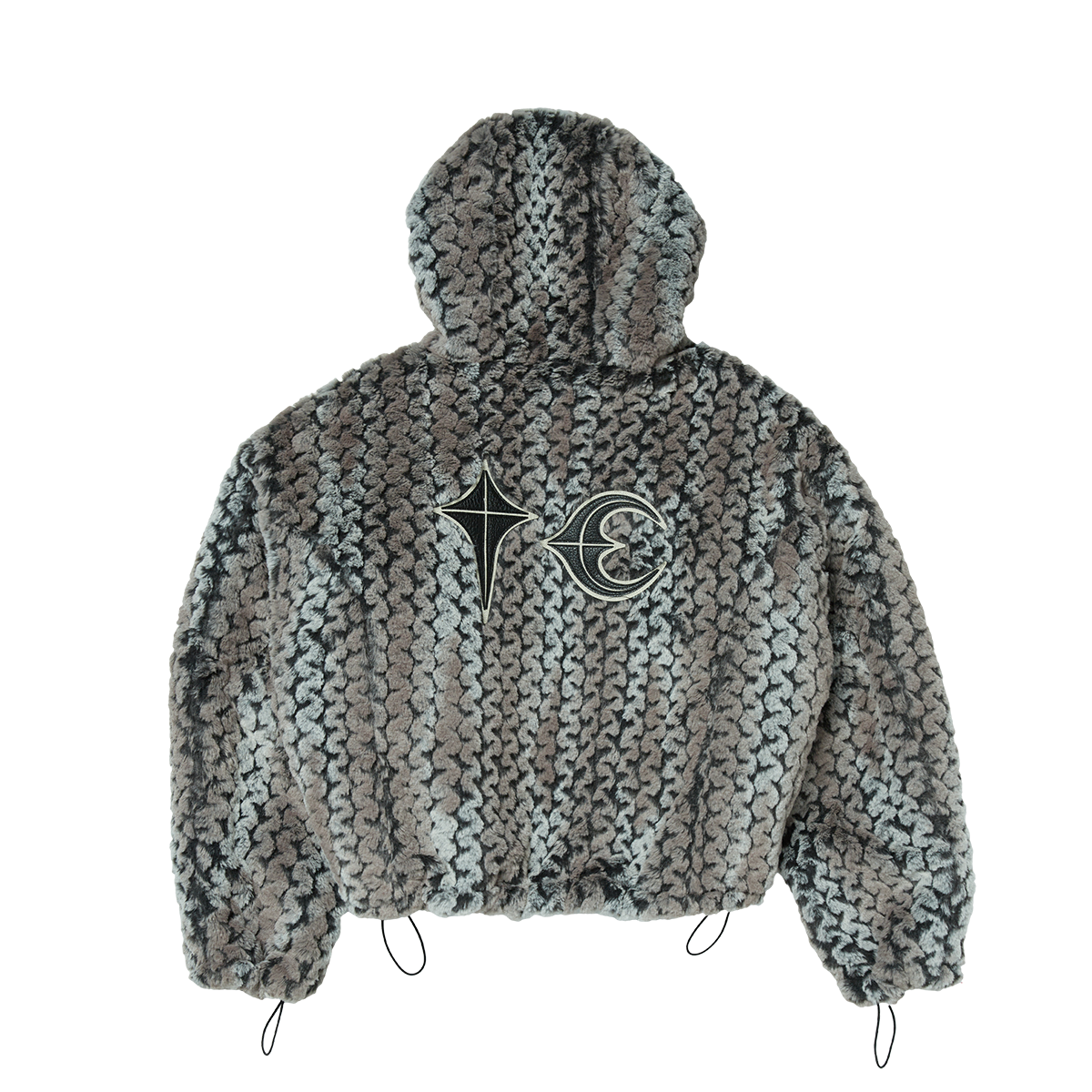 TC Wavy Leopard Fur Jacket