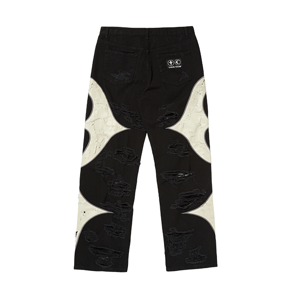TC Leather Washing Denim Pants War Ver – thug club TC Leather Washing Denim Pants War Ver – thug club