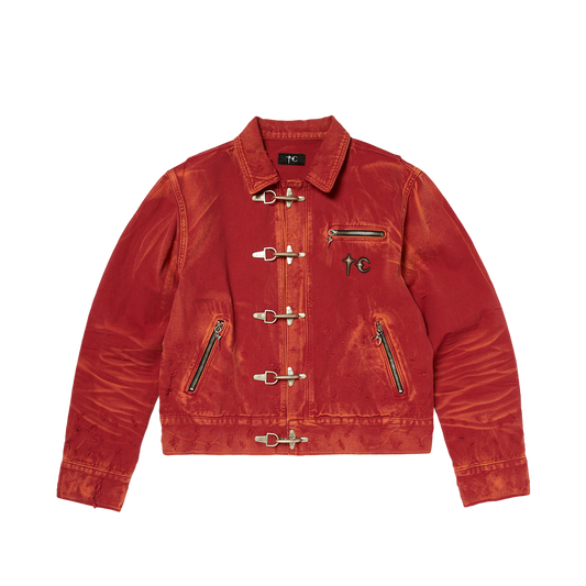 TC TWO TONE WASHED JACKET