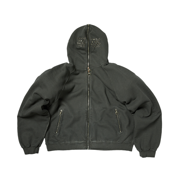 BULK SHOULDER GLADIATOR ZIP-UP HOODIE – thug club