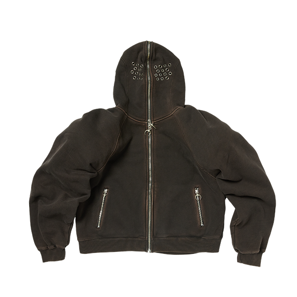 BULK SHOULDER GLADIATOR ZIP-UP HOODIE – thug club
