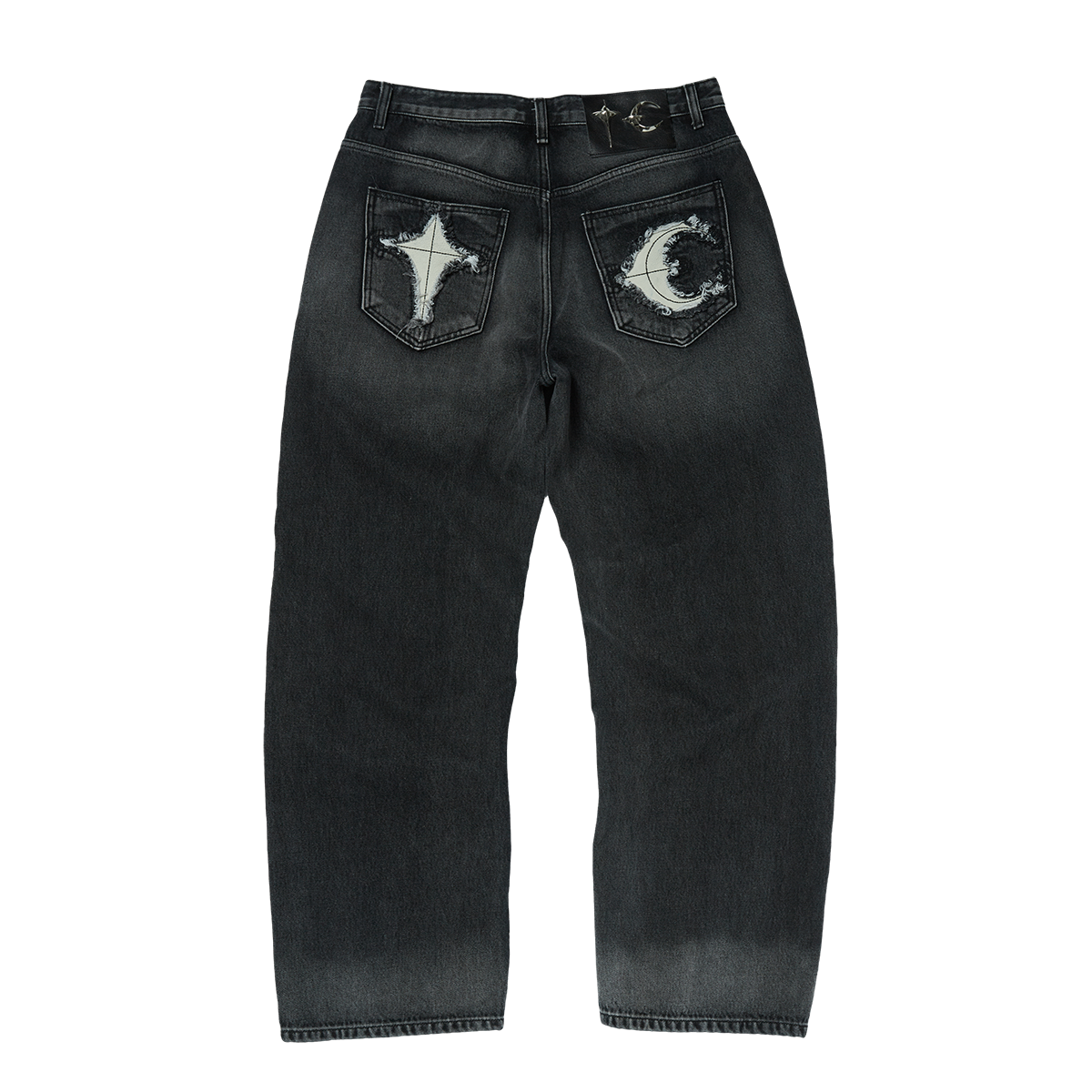 TC Bone Leather Denim Pants