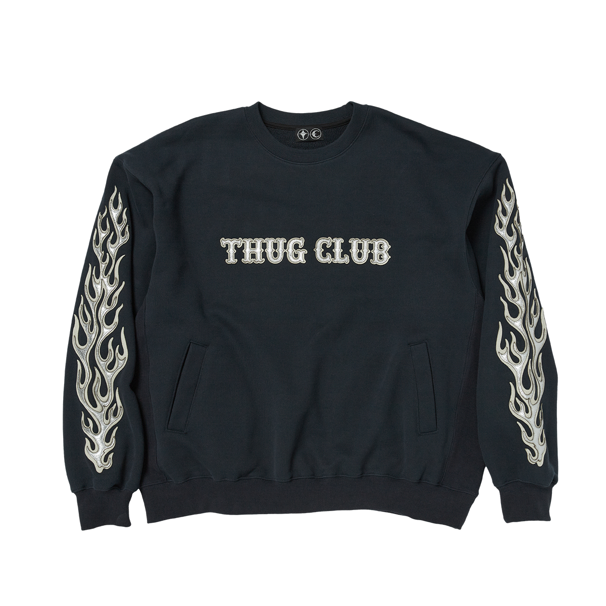 Leather Flame Sweatshirt