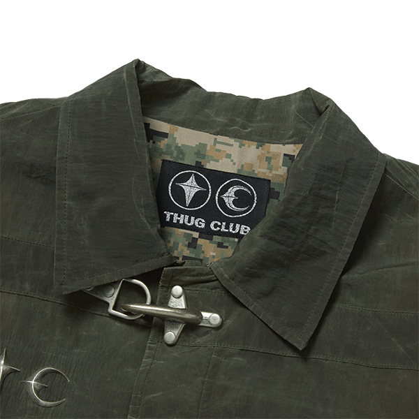 Scarred Bio Soldier Jacket – thug club Scarred Bio Soldier Jacket – thug club