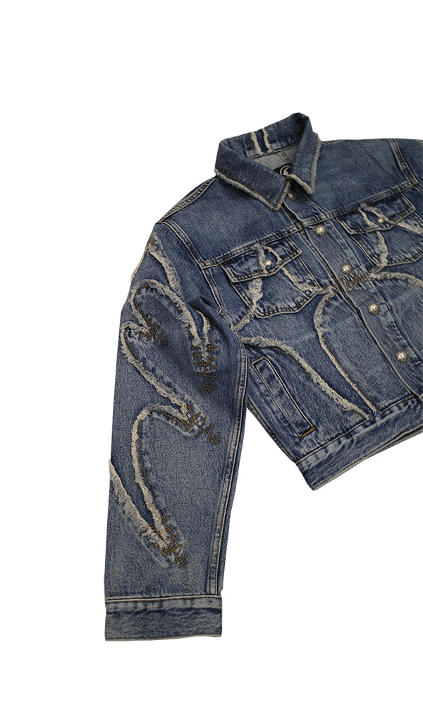 Denim Tribal Jacket – thug club Denim Tribal Jacket – thug club