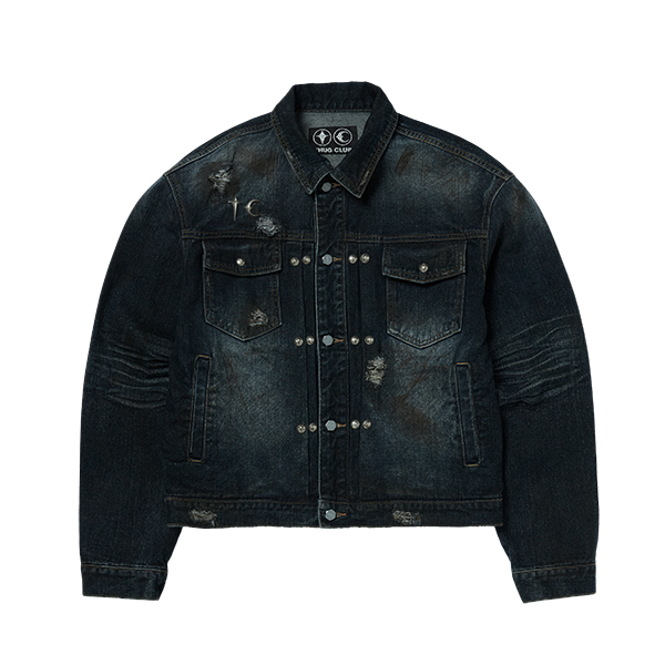 ジャケット・アウター thugclub denim jacket size3 Burn Down ジャケット・アウター thugclub denim jacket size3 Burn Down