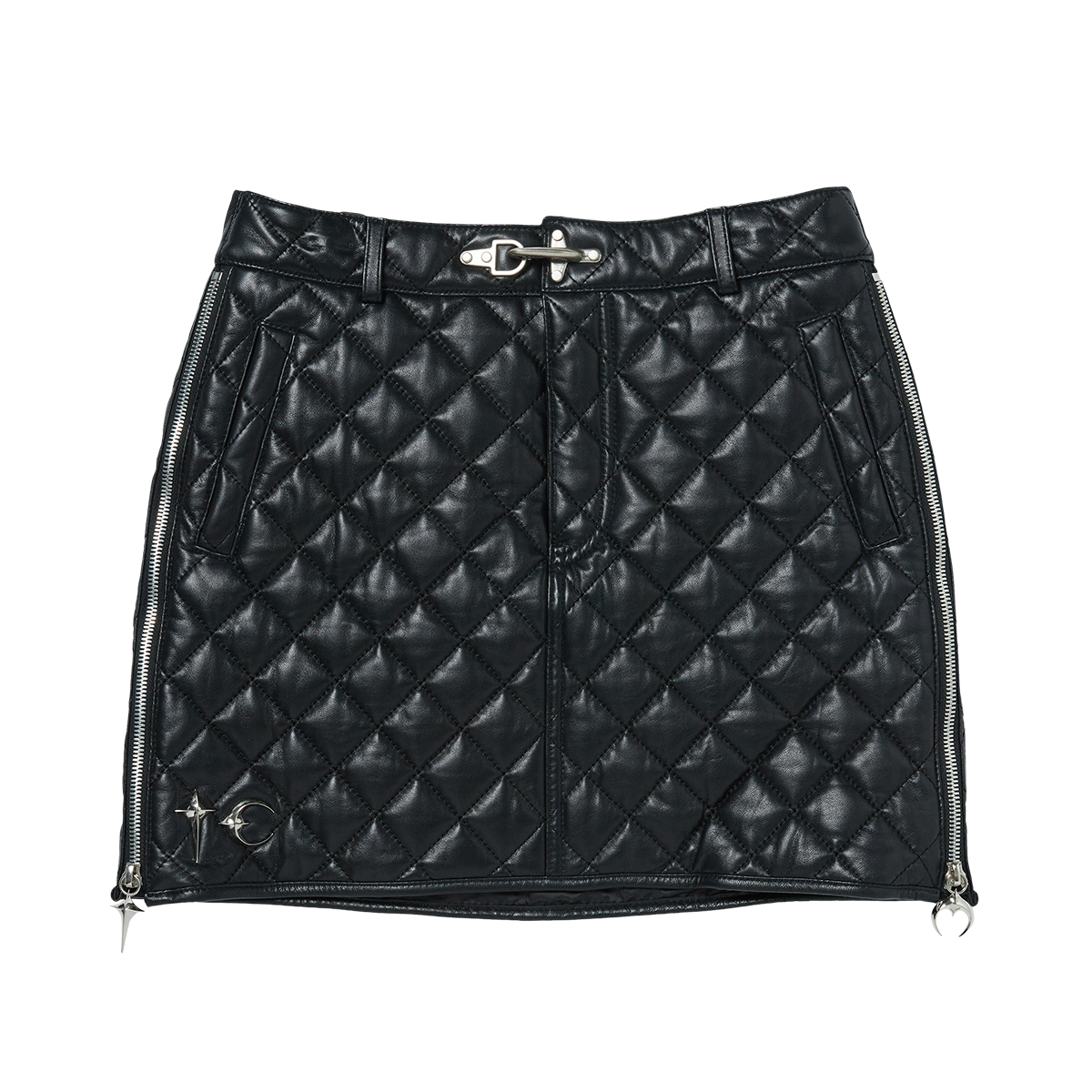 Angels Quilted Short Skirt