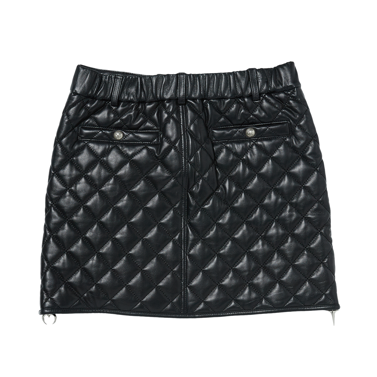Angels Quilted Short Skirt