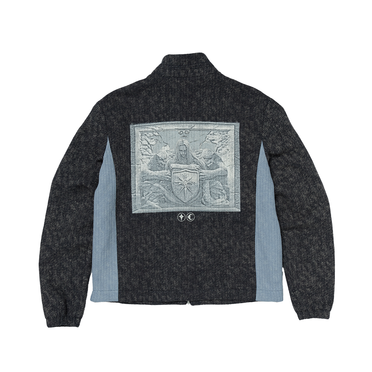 Devil Peace Patch Knit Jacket