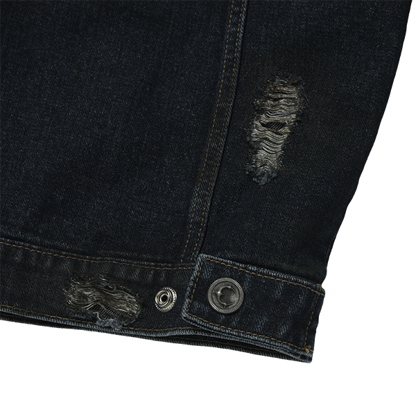 Burn Down Denim Jacket – thug club Burn Down Denim Jacket – thug club