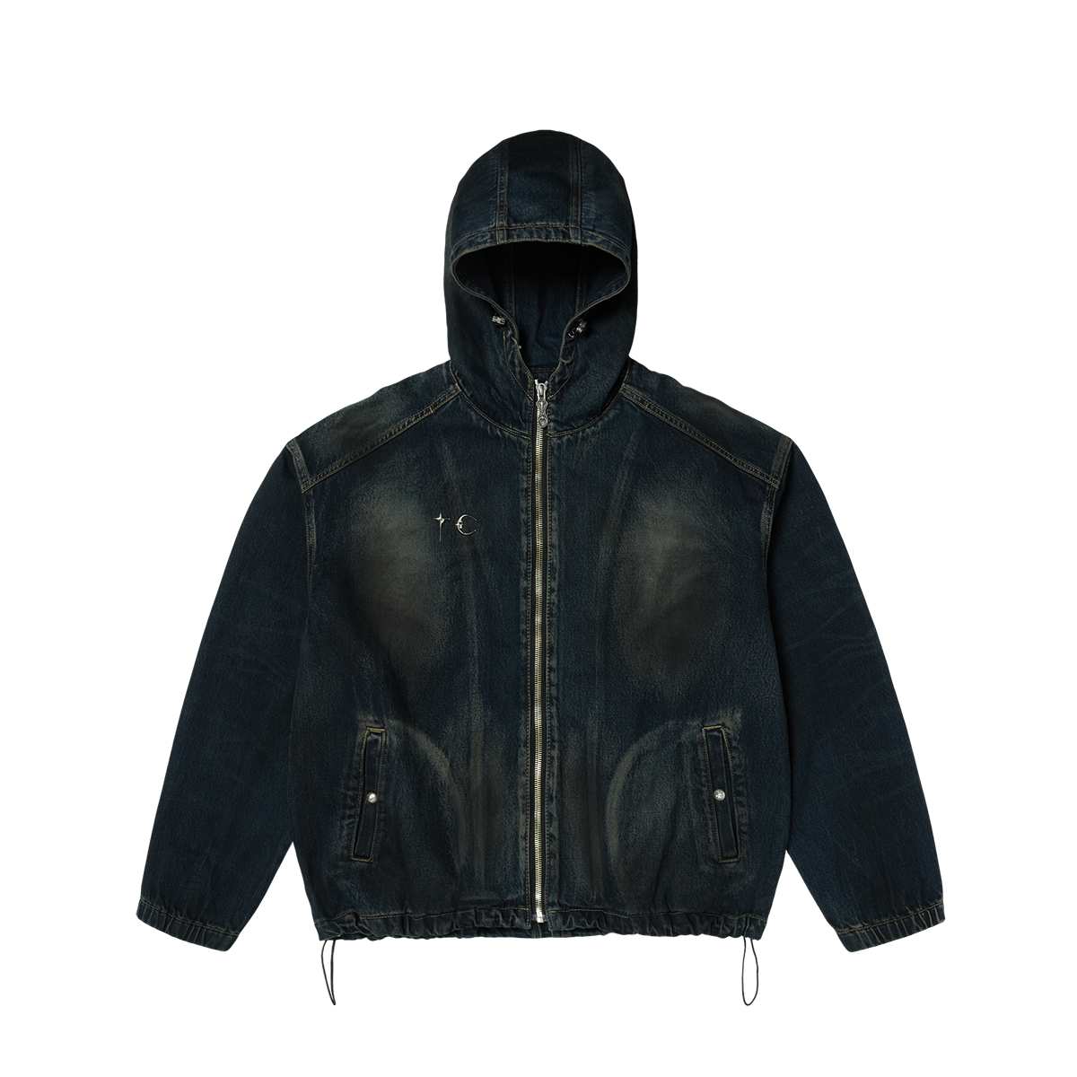 Basic Emblem Denim Jacket – thug club Basic Emblem Denim Jacket – thug club