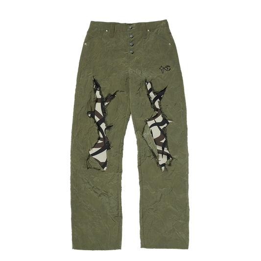 BURNT TRIBAL CAMO PANTS