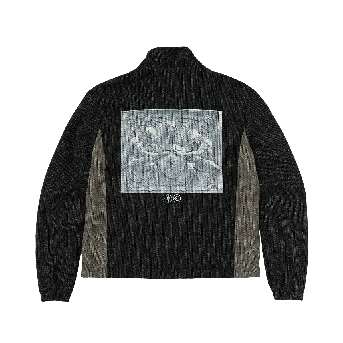 Devil Peace Patch Knit Jacket