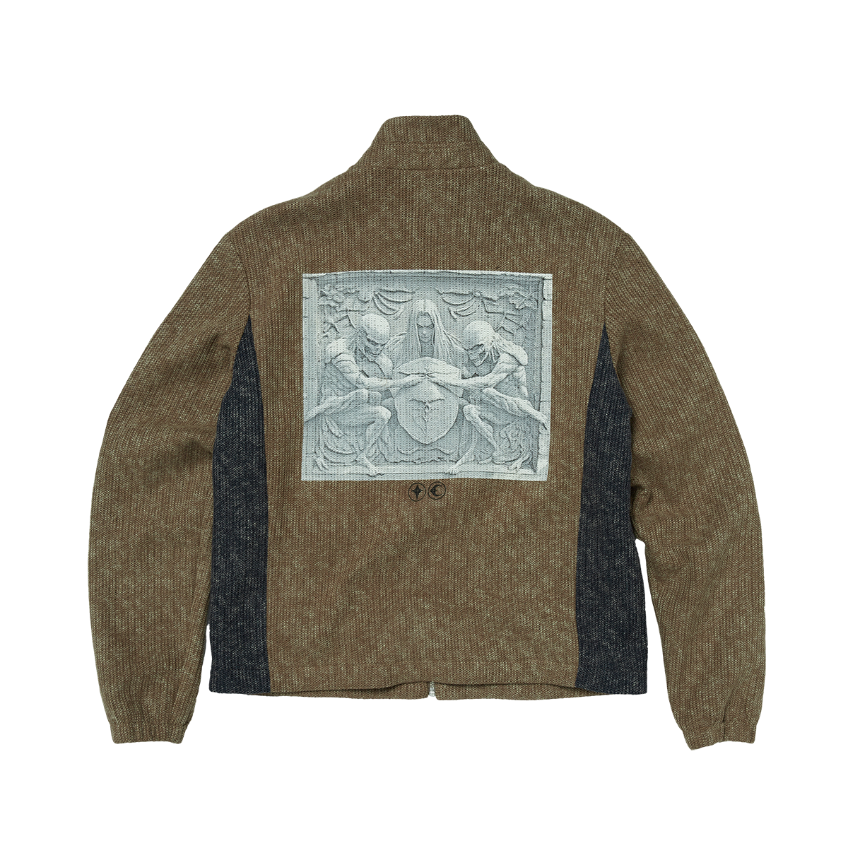 Devil Peace Patch Knit Jacket