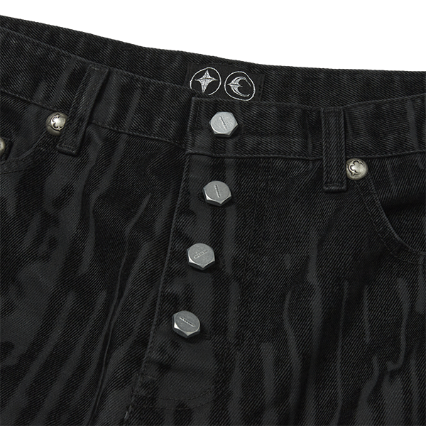 Blood Lazered Denim Pants – thug club Blood Lazered Denim Pants – thug club