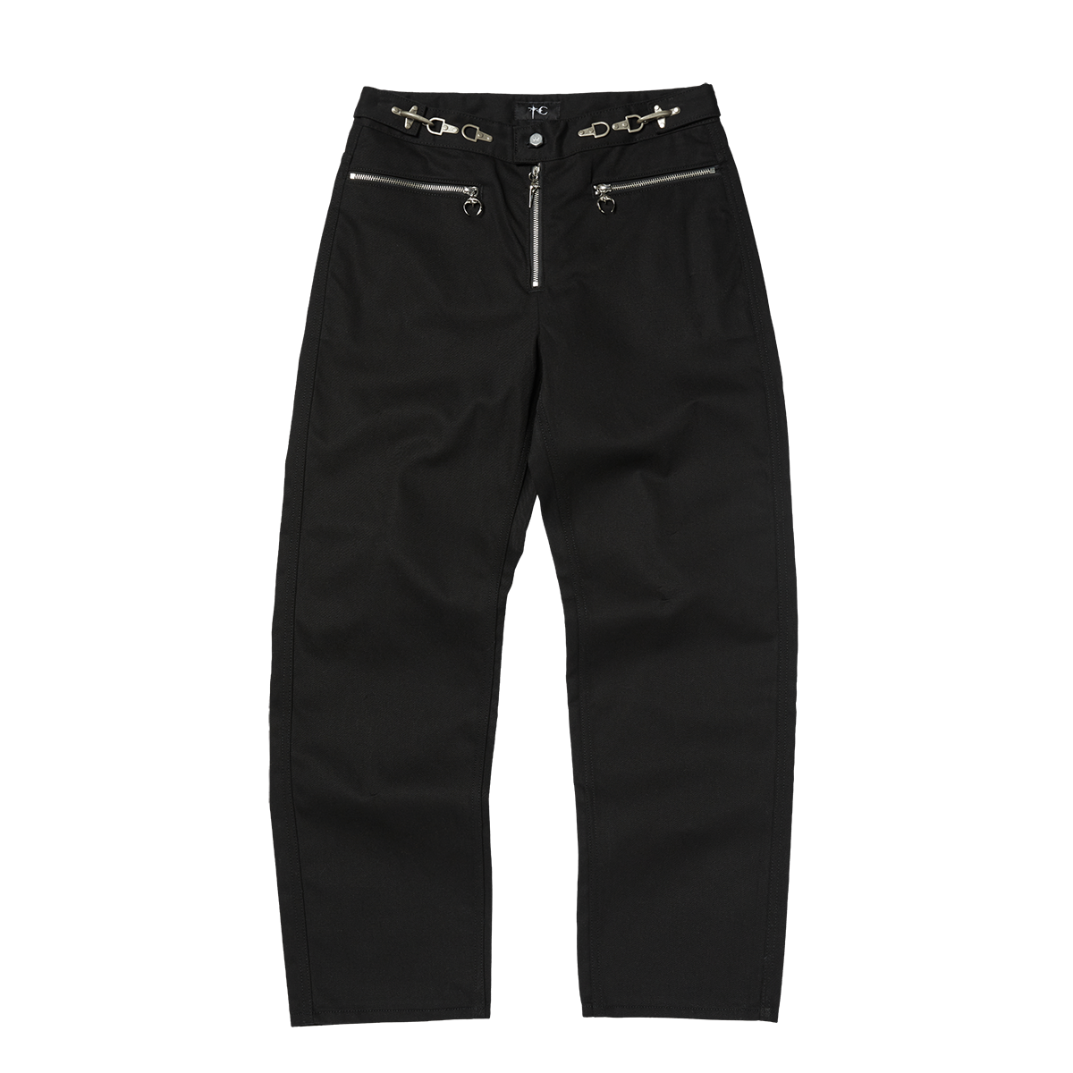 TC 3-ZIP EMBROIDERED PANTS