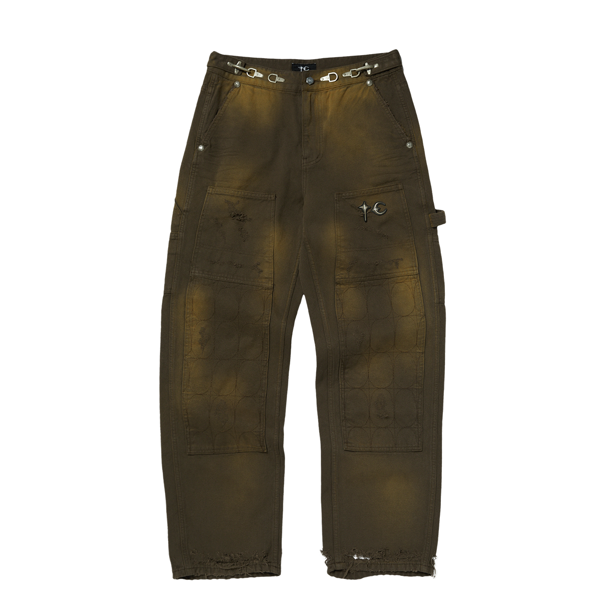 TC TWO TONE WASHED PANTS