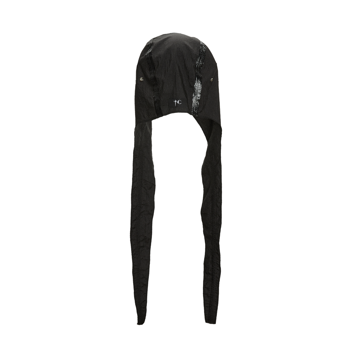 SEAM SEALED TAPED LINE HOODED SCARF