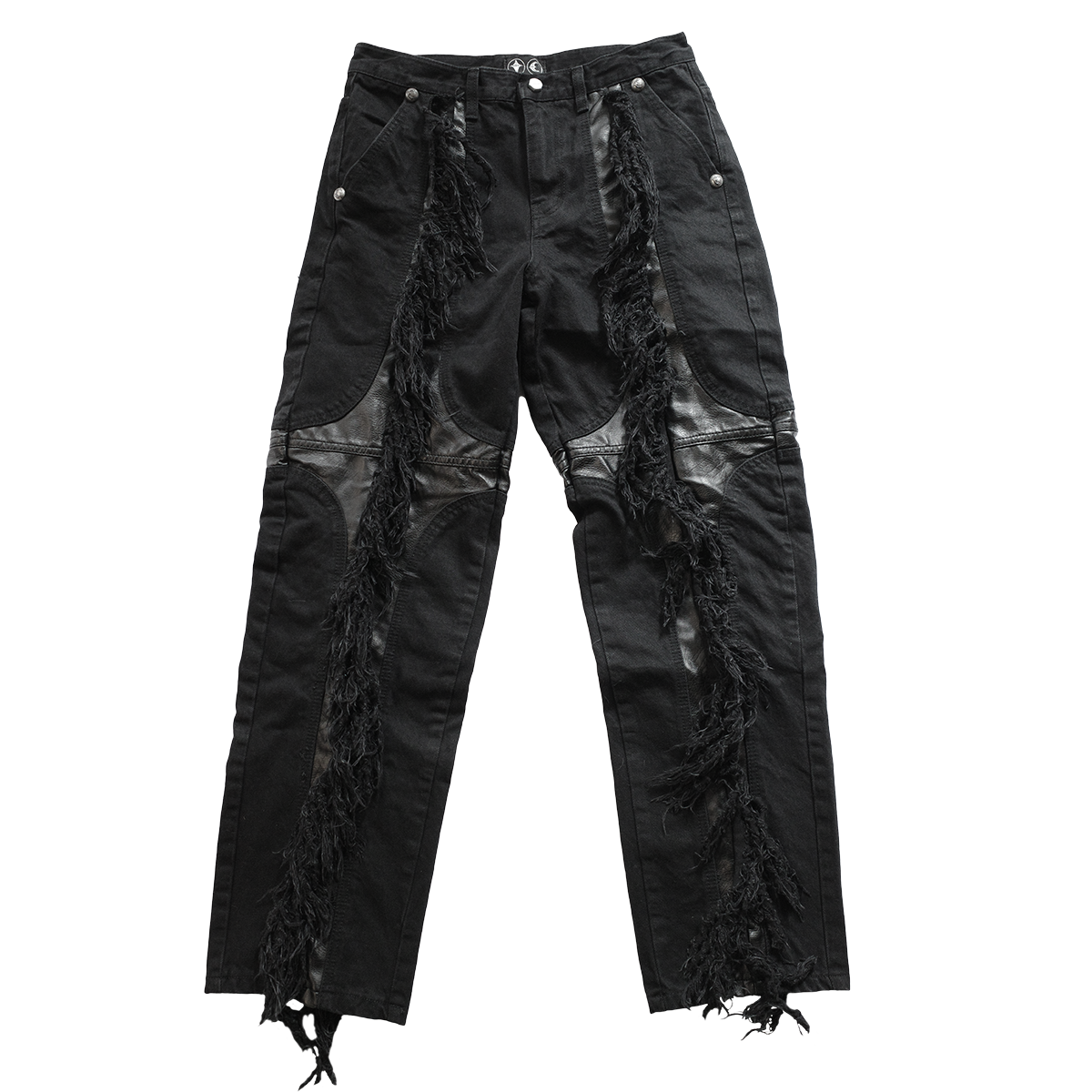 ★送料・関税込★THUG CLUB★Mohican Leather Denim Pants★ Mohican Leather Denim Pants – thug club