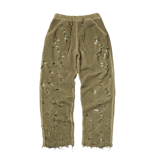TC DESTROYED KNIT PANTS