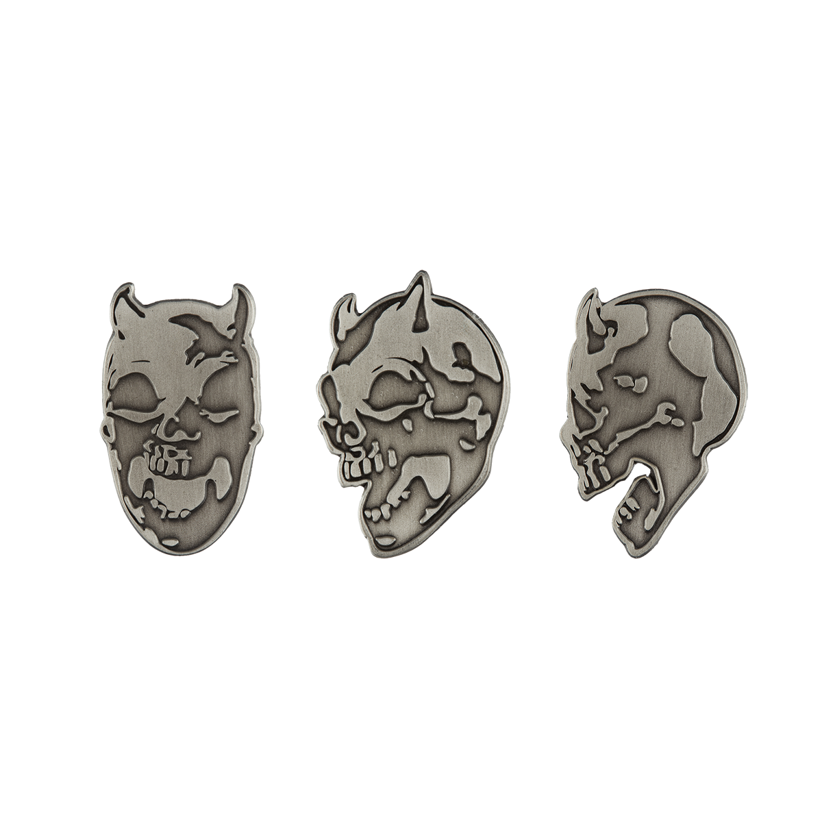 TC RIDING SKULL BROOCH