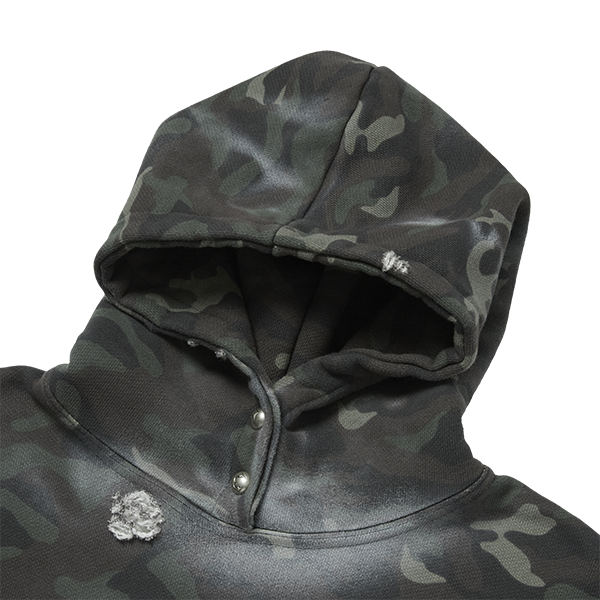 Sprayed Camoflage Rock Hoodie – thug club Sprayed Camoflage Rock Hoodie – thug club