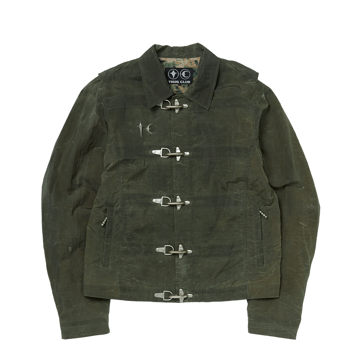 Scarred Bio Soldier Jacket – thug club Scarred Bio Soldier Jacket – thug club