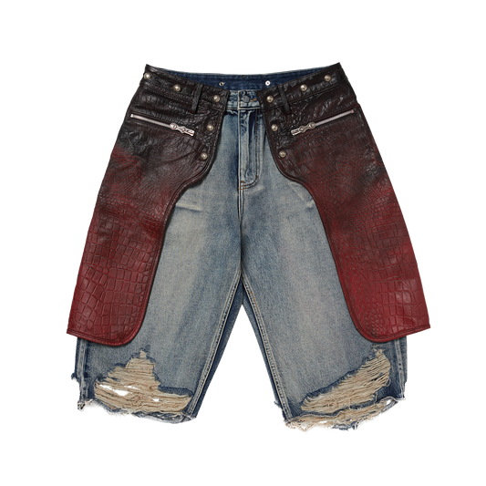 FILA x TC Dragon Leather Denim Mix Short