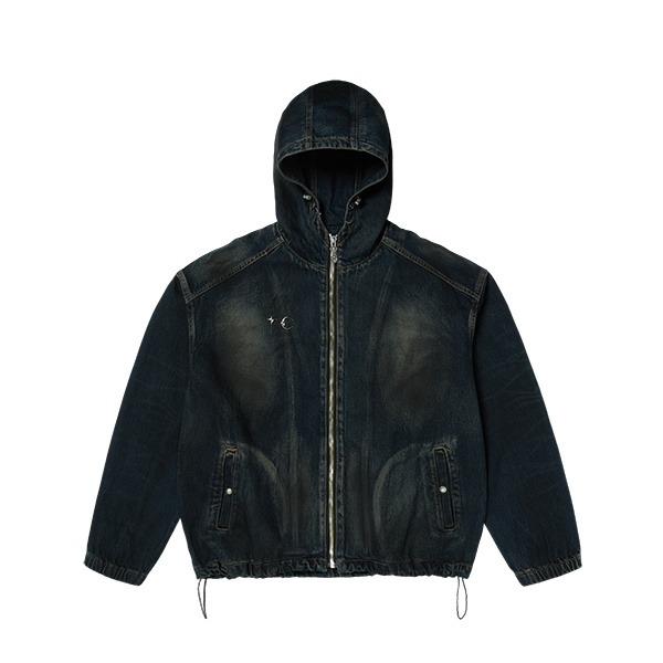 Basic Emblem Denim Jacket – thug club Basic Emblem Denim Jacket – thug club